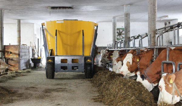Futtermischwagen PROFI MIX - Familie Wührer, Burgkirchen - Milchvieh Fütterung im Stall