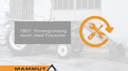 1957: Company was founded by Josef Rauscher