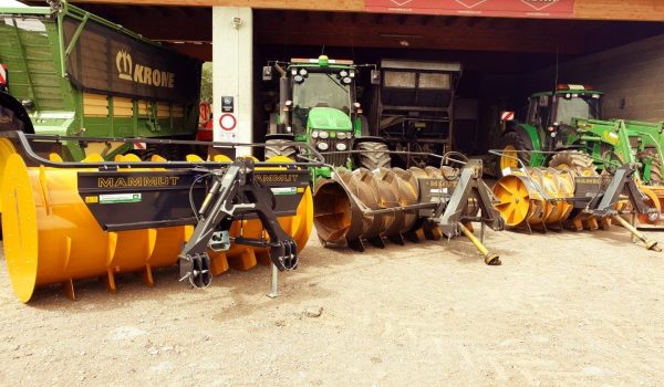 Fuhrpark Lohnunternehmen Winkler zeigt die MAMMUT Siloverteiler