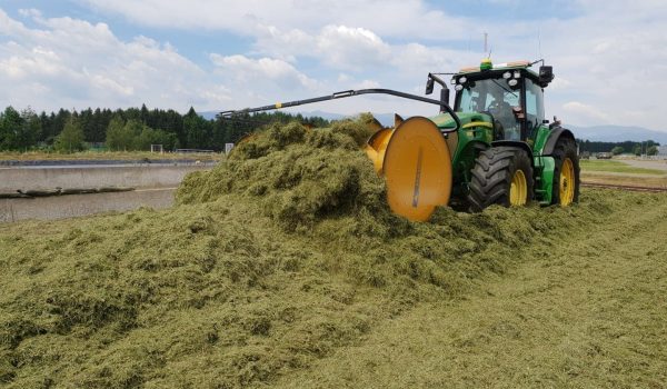 Siloverteiler im Einsatz mit Lohnunternehmen Winkler im Murtal