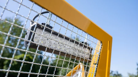 MAMMUT Maisschiebeschild mit Arbeitsscheinwerfer