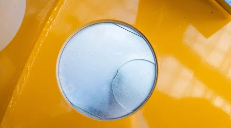 MAMMUT TURBO MIX pan mixer with a cover for the filling opening from the inside