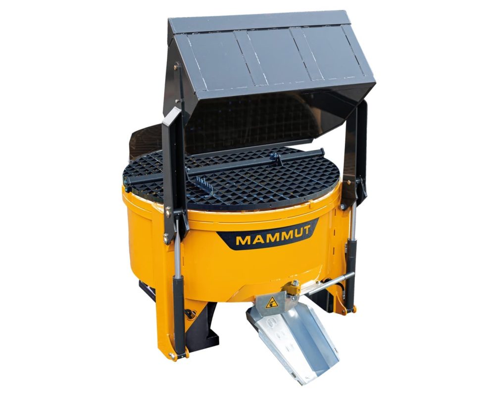 Malaxeur à béton et à godet auto-chargeur MAMMUT TURBO MIX