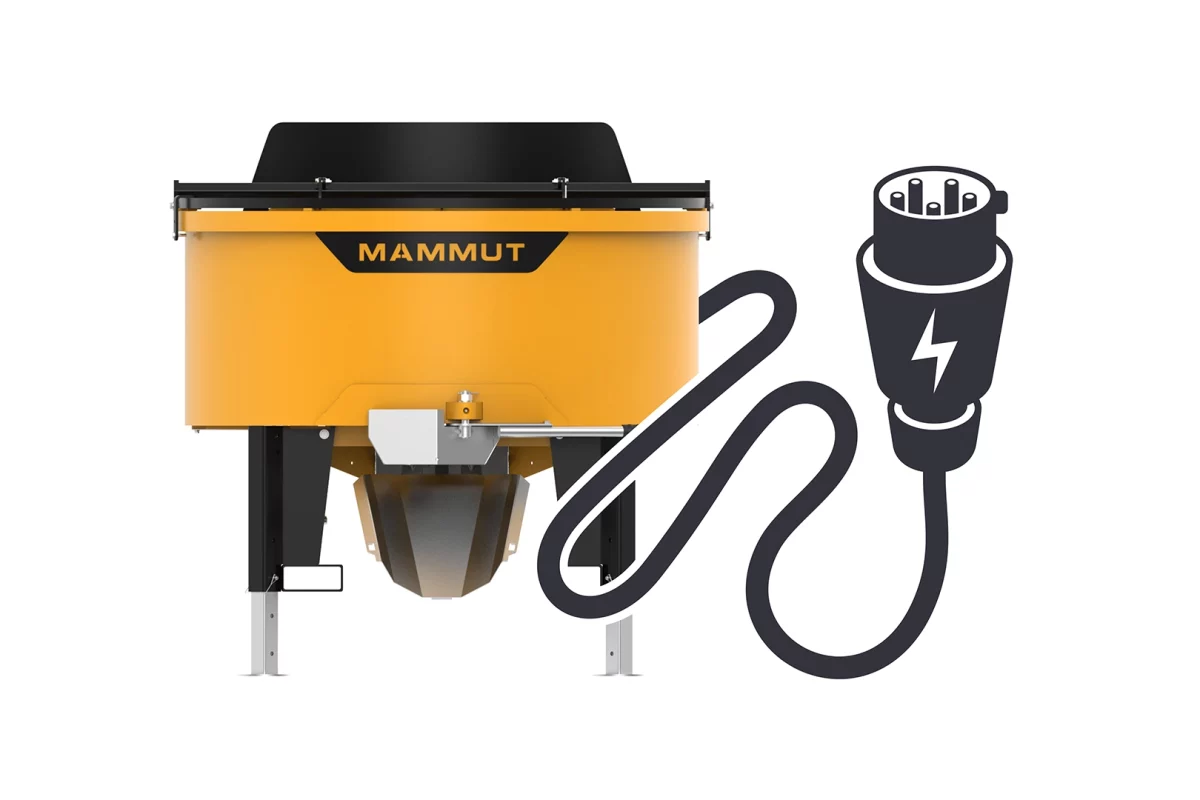 MAMMUT verplichte menger, aandrijving met elektromotor