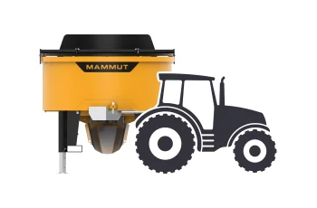 MAMMUT pan mixer - drive for tractor