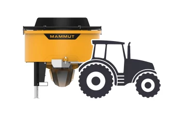 MAMMUT verplichte menger - aandrijving voor tractor