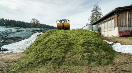 The SILO FOX drum-type silo spreader spreads large unloading volumes reliably and easily.