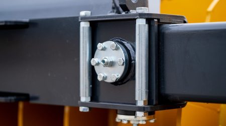 Slide bearing element of the side shift on the silage roller SILO KOMPAKT