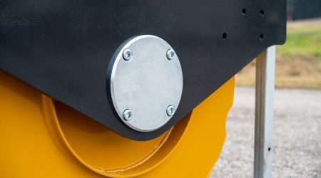 Bearing points of the silage roller SILO KOMPAKT