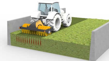 Tiefenwirkung bei der Silowalze SILO KOMPAKT